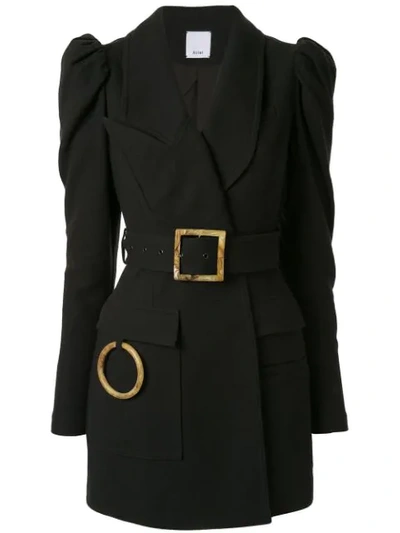 Shop Acler Alameda Blazer Mini Dress In Black