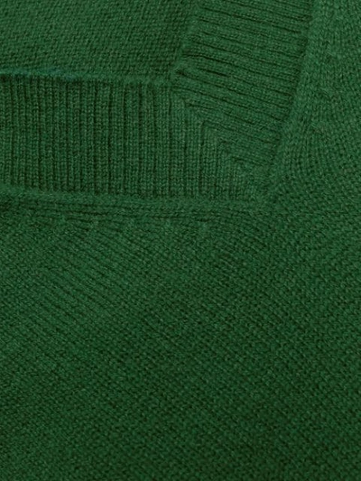 Shop Aragona Fein Gestrickter Pullover In Green