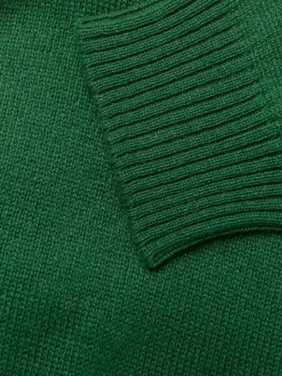 Shop Aragona Fein Gestrickter Pullover In Green