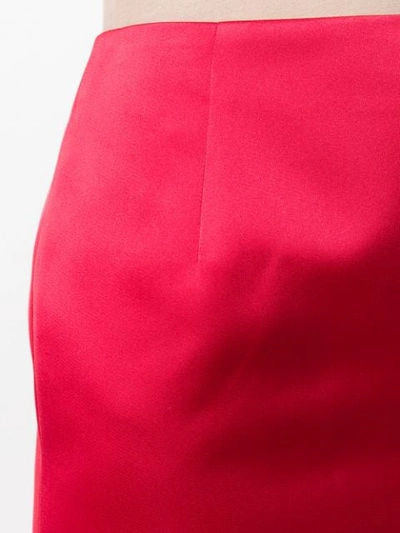 Shop N°21 Step Hem Skirt In Red