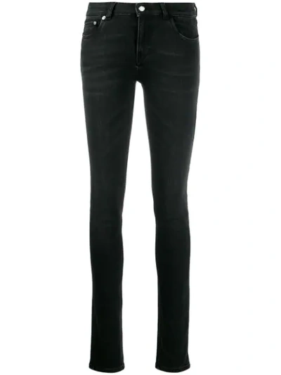 Shop Prada Casual Skinny Jeans In Black
