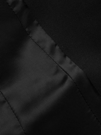 Prada Flap Detail Blazer Jacket In F00002 Nero