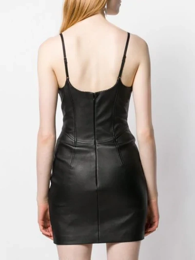 Shop Alexander Wang Stretch Leather Dress In 1