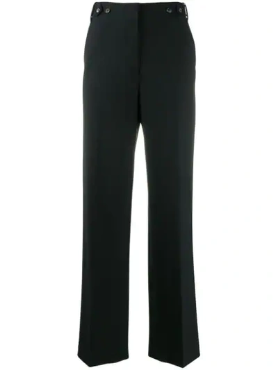 Shop The Row Boot Cut Trousers In Black