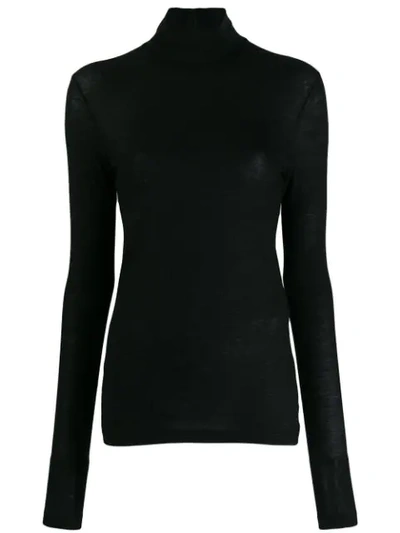 Shop Jil Sander Turtleneck Jumper In Black