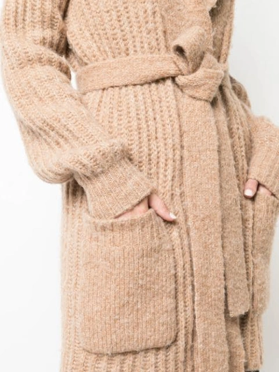 Shop Diane Von Furstenberg Ilaria Cardi-coat In Brown