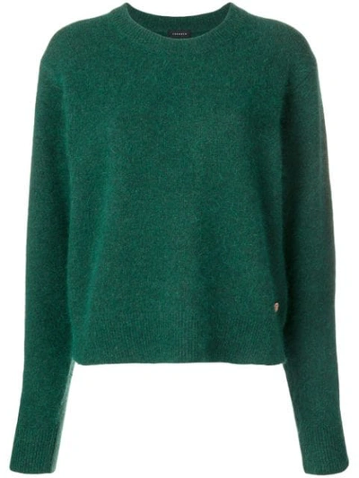 Shop Frenken 'presence' Logo Sweater - Green