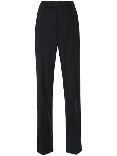 Peter check print trousers