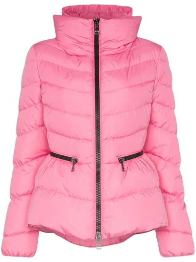 Shop Moncler Miriel Quilted Jacket In Pink