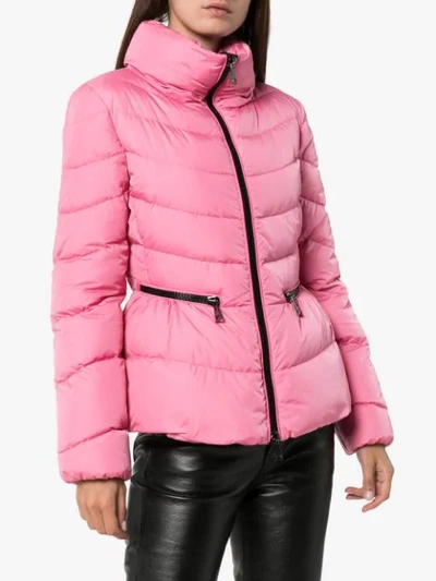 Shop Moncler Miriel Quilted Jacket In Pink