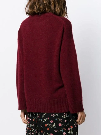 Shop Pringle Of Scotland Slim-fit Cashmere Sweater In Red