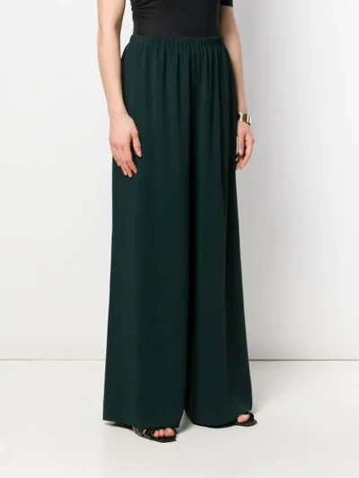 THE ROW PALAZZO TROUSERS - 绿色