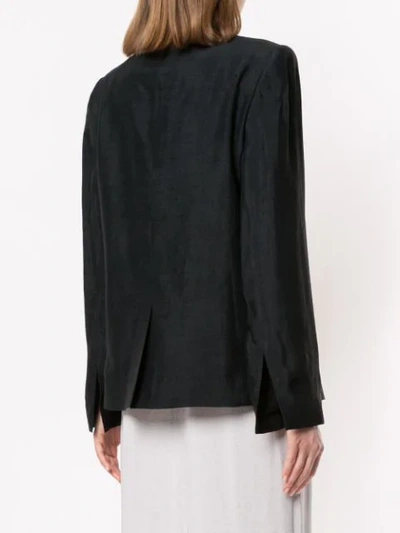 Shop Karen Walker Vista Tuxedo Jacket In Black