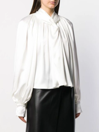 Shop A.w.a.k.e. Pleated Blouse In White