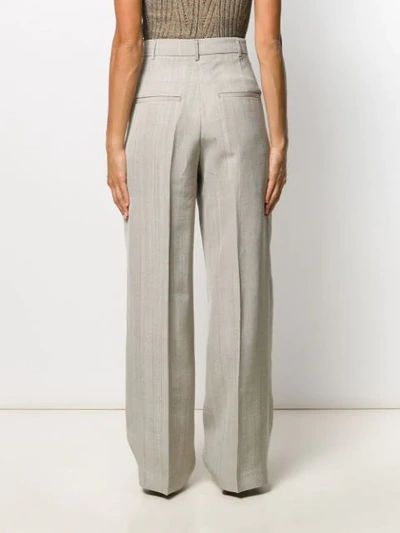 Shop Jacquemus Le Pantalon Moyo Trousers In Grey