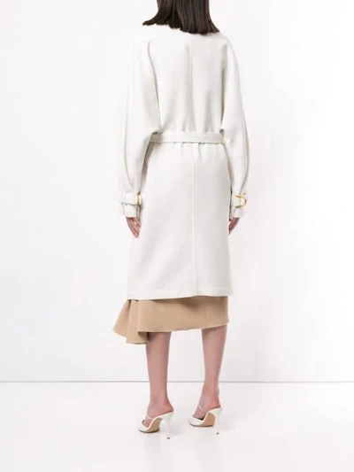 Shop Acler Arbour Trench Coat In White