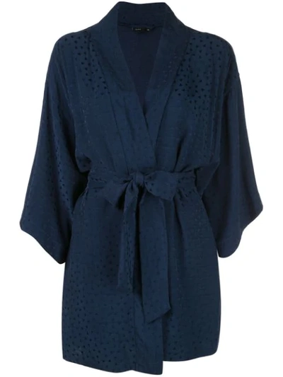 Shop Onia Kimono Beach Cover In Blue