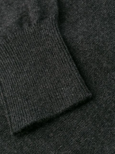 Shop Allude Cashmere Crew In Grey