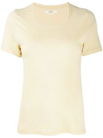 Shop Isabel Marant Étoile Classic T-shirt In Yellow