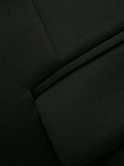Shop Cavalli Class Fringe-trimmed Blazer In Black
