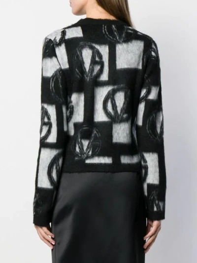 Shop Versace Knitted Vg Cardigan In A2024