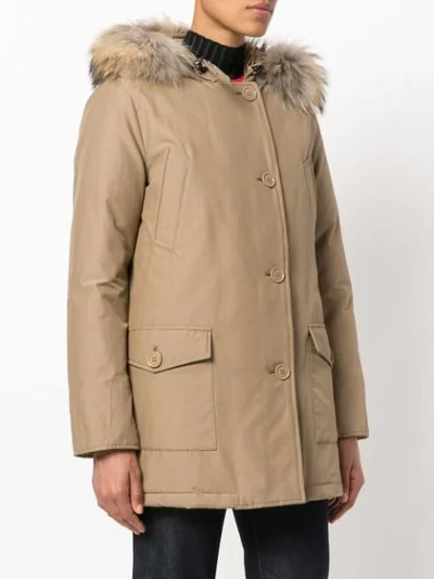 Shop Woolrich Arctic Parka Coat - Neutrals