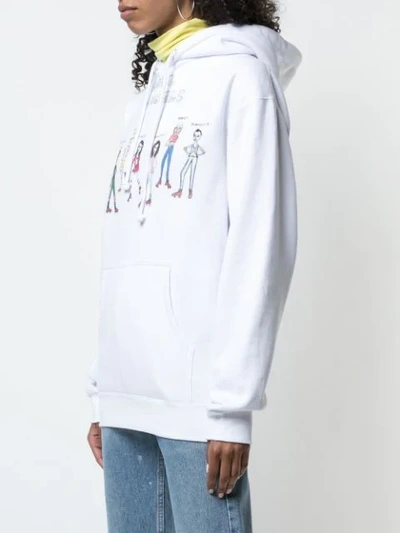 Shop Unfortunate Portrait Role Models Hoodie In White