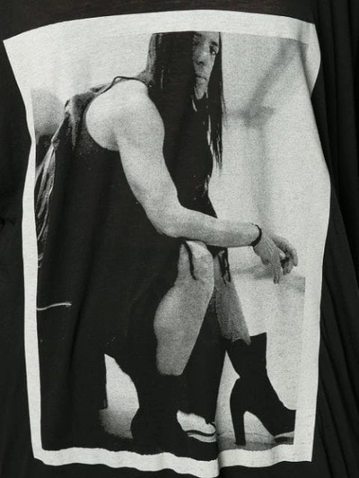 Shop Rick Owens Drkshdw Photo Print Oversized T-shirt In Black