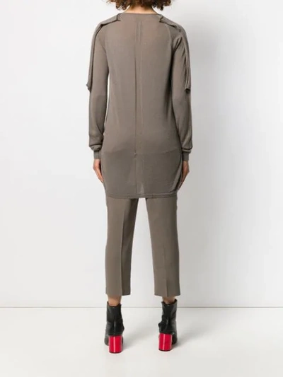 Shop Rick Owens Loose-fit Cashmere Jumper In Grey