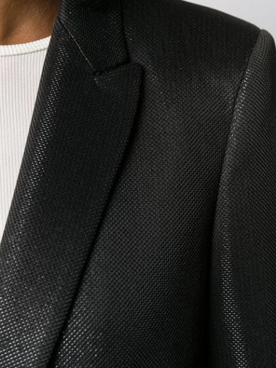 Shop Pinko Front Buttoned Blazer In Z99 Black