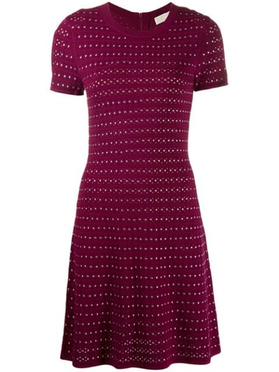 Shop Michael Kors Flare Mini Dress In Pink