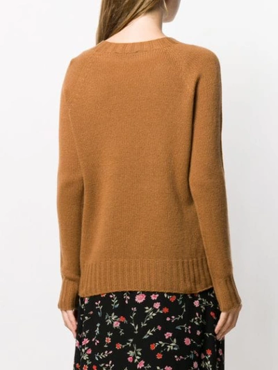 Shop Aragona Relaxed Jumper In Brown