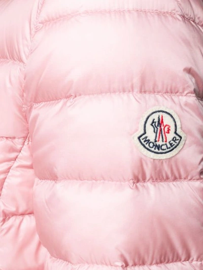 Shop Moncler Padded Shell Jacket In Pink