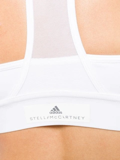 Shop Adidas By Stella Mccartney 'essentials' Bh In White