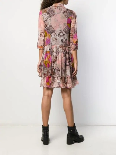 Shop Coach Hemdkleid Mit Print In Pink