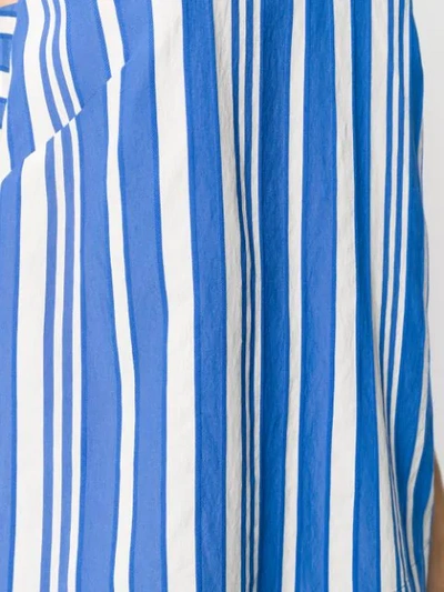 Shop Chinti & Parker Striped Tank Top In Blue