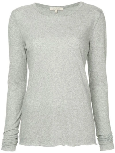 Shop Nili Lotan Long Sleeve T-shirt - Grey