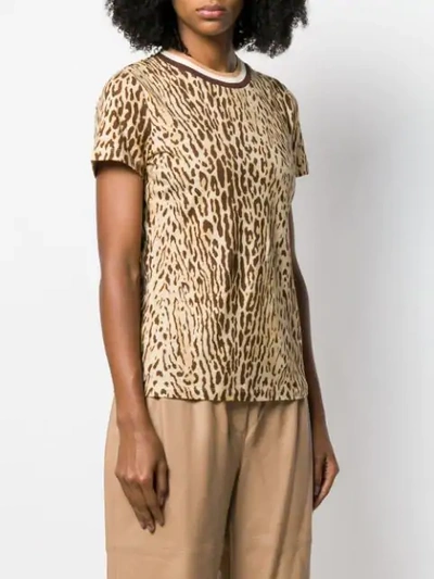 Shop Zimmermann Leopard Print Top In Brown