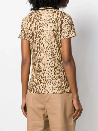 Shop Zimmermann Leopard Print Top In Brown