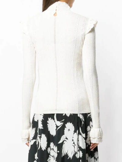 Shop Polo Ralph Lauren Merino Turtleneck Sweater In White