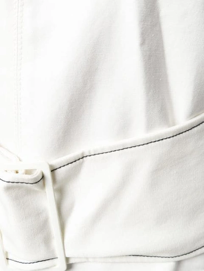 Shop 3.1 Phillip Lim / フィリップ リム Twill Belted Pullover Top In Off White