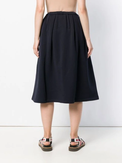 Shop Marni Full Combed Skirt - Blue