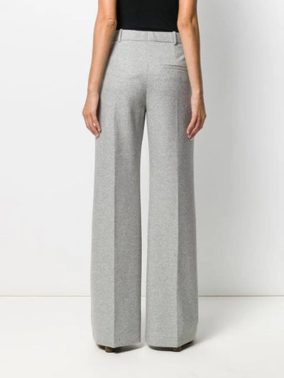 Shop Joseph Tess Herringbone Trousers In Grey