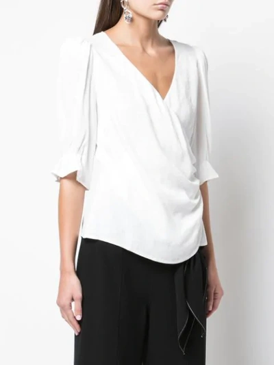 Shop Cinq À Sept Theo Top In White