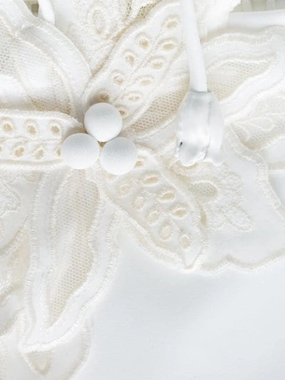 Shop Zimmermann 'corsage Linear' Bikini In White
