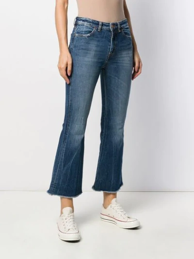 Shop Pt05 Cher Cropped Flares In Blue