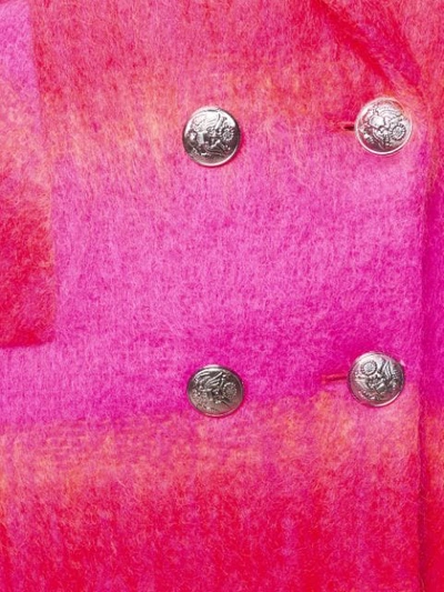 Shop Giada Benincasa Adelaide Fur Collar Coat - Pink