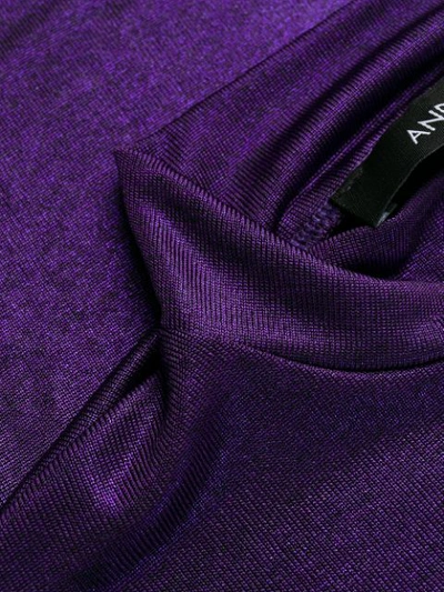 Shop Andamane Turtleneck Long-sleeved Sweatshirt In Purple