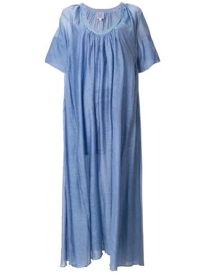 Shop Thierry Colson Shanta Long Dress - Blue