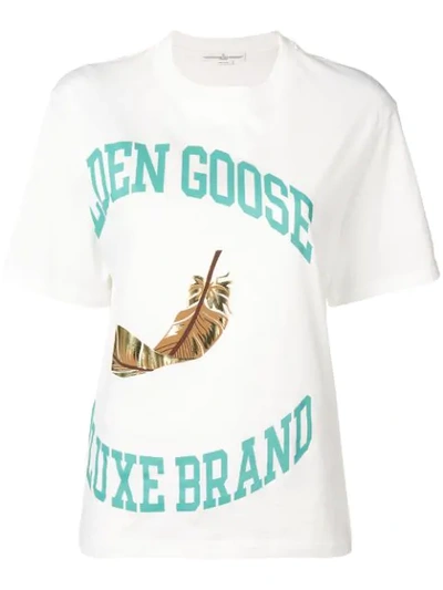 Shop Golden Goose Bernina T In White